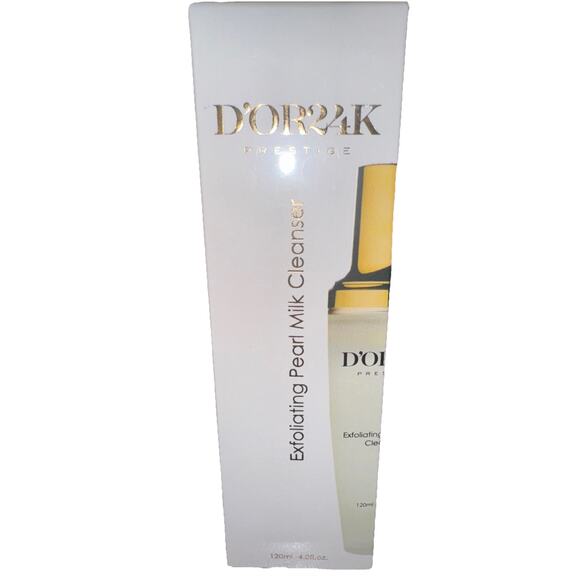 D'or 24k Exfoliating Pearl Milk Clenser New Sealed In Box 4 Fl. Oz. Exp 4/28 - Picture 1 of 5